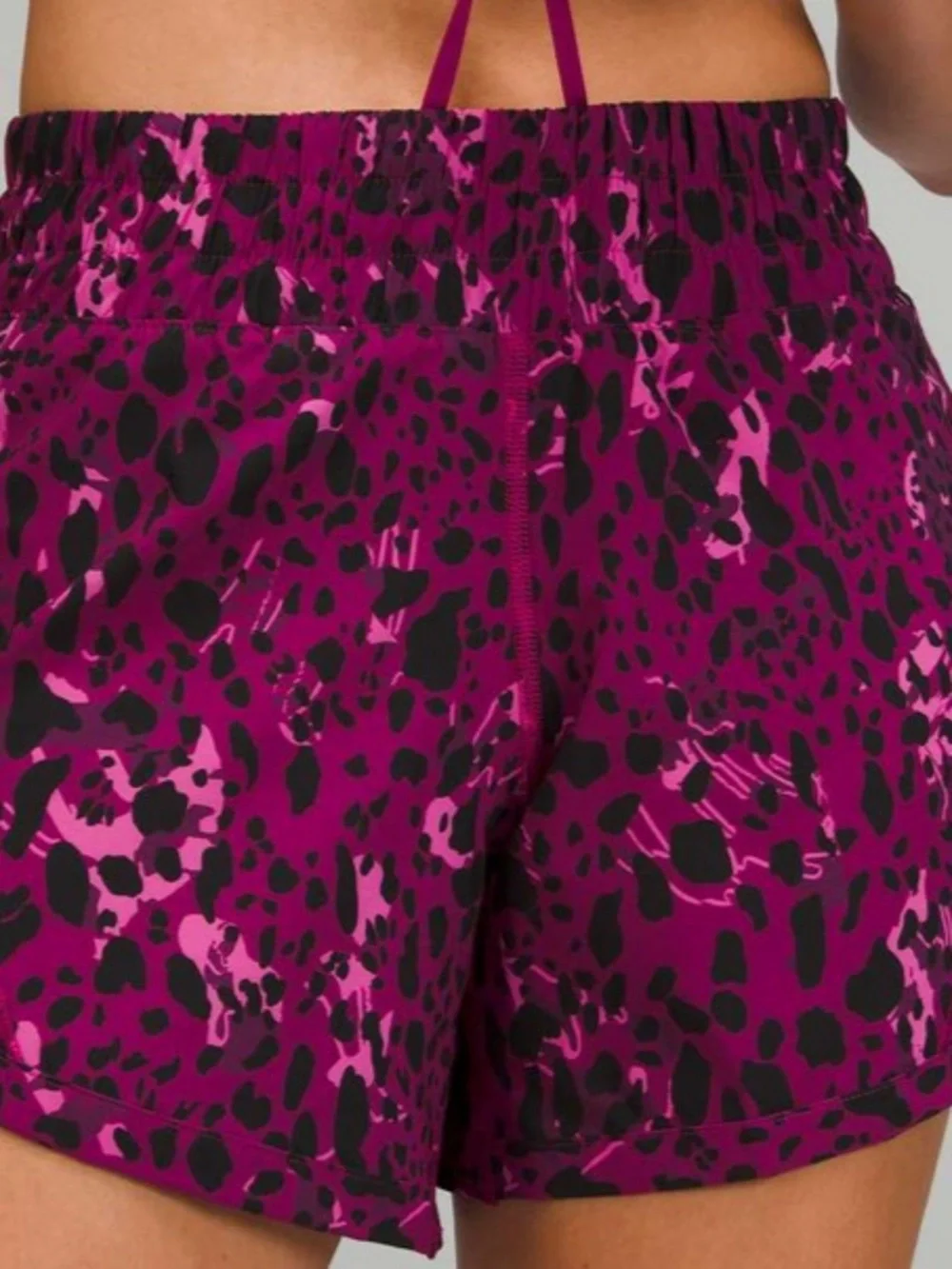 LULULEMON. Track That Shorts. Animal Print. Size 6.